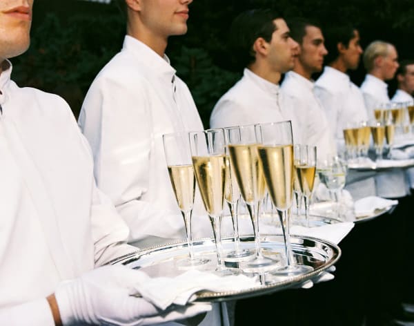 Jessica Craig-Martin, “Champagne Army,” 2017.