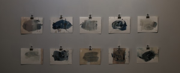 Issay Rodriguez,《紅酒蠟雨系列》Wine Paraffin Rain series, 2018