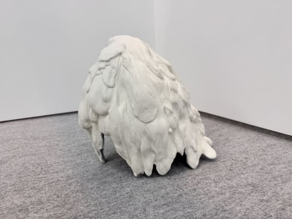 大卷伸嗣 Shinji OHMAKI 《漂浮–頭景 IV》Flotage - Landscape on the Head IV 2024 銅雕 Bronze 29 × 24.5 × 32 cm Ed. 3 + 2 AP