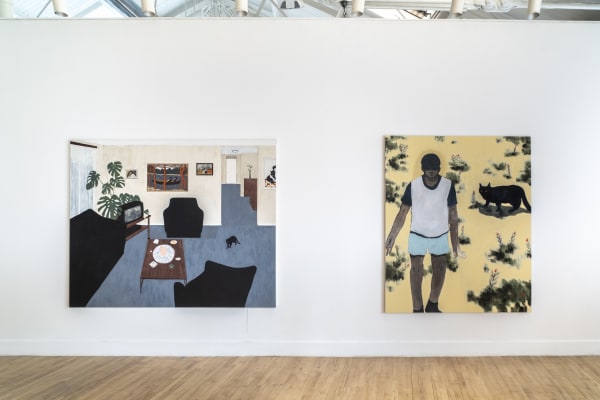 Francisco Rodriguez, The Silence that Lives in Houses, 2021 Installation view