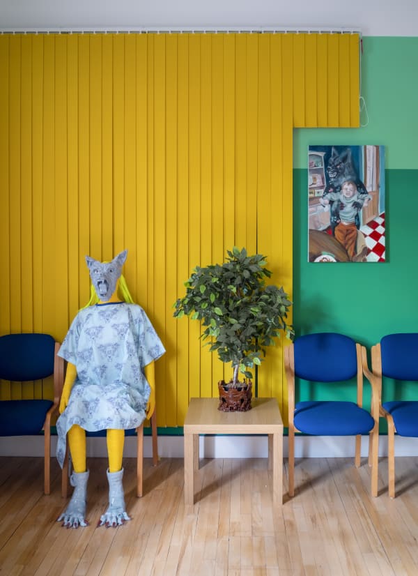 Lindsey Mendick, Hairy on the Inside, 2021 Installation view