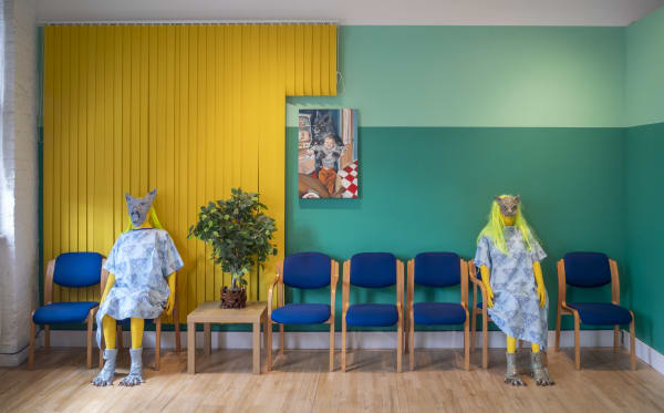 Lindsey Mendick, Hairy on the Inside, 2021 Installation view