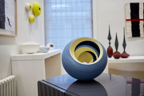 Matthew Chambers – circular sculpture Jacy Wall – tapestry
