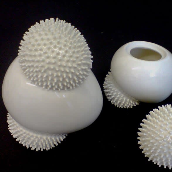 Sea Urchin Container by Ikuko Iwamoto