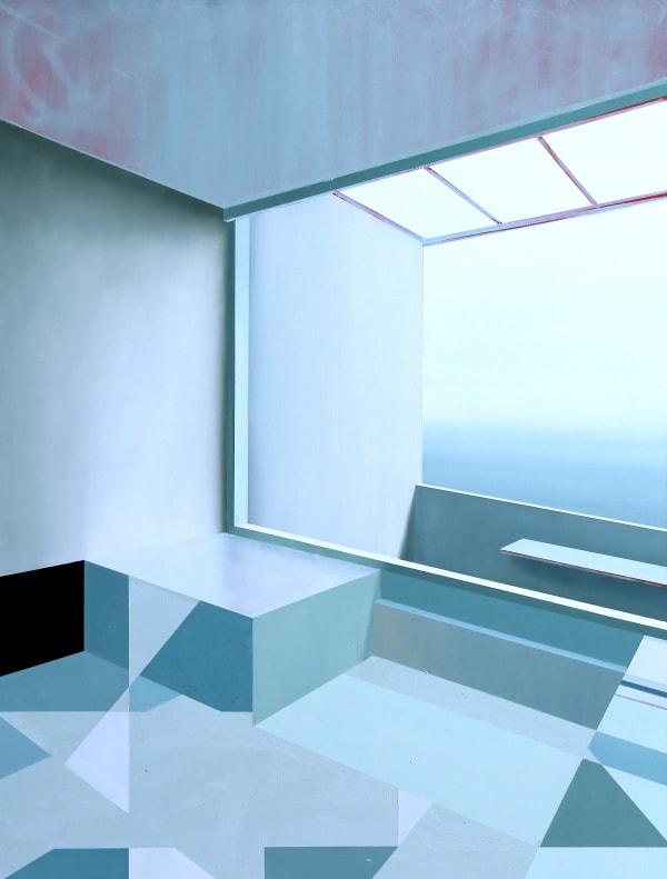 Asmund Havsteen-Mikkelsen Crystaline View, 2023, Oil on canvas 131 x 100 cm