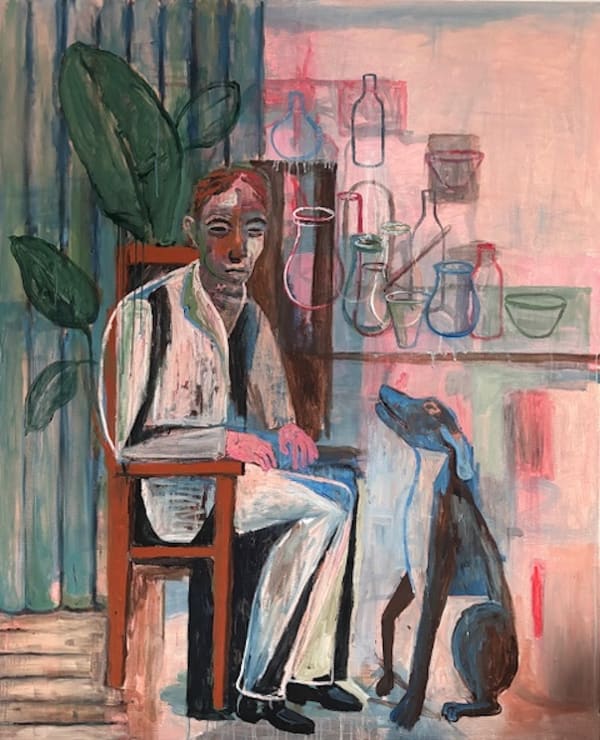 20th Century Alchemist, 2025, Oil on canvas, 160 x 130 cm