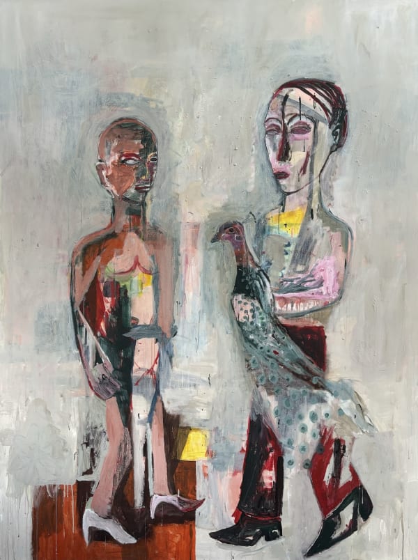 End of Night, 2024, Oil on canvas, 200x150 cm