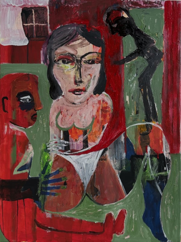 House of Pleasure, 2024, Oil on canvas, 80x60 cm