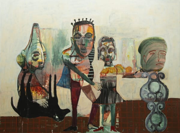 Sacrifice, 2023, Oil on canvas, 150 x 200 cm