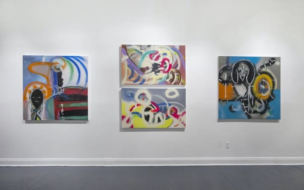 George Clinton's work at Spillman / Blackwell Gallery, New Orleans. Photo courtesy of Spillman / Blackwell Gallery