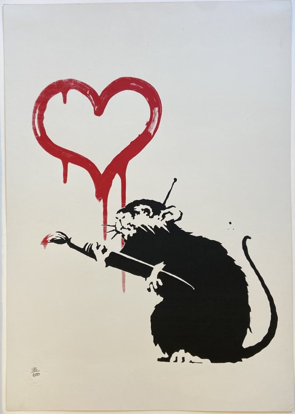 Banksy, Love Rat, 2004