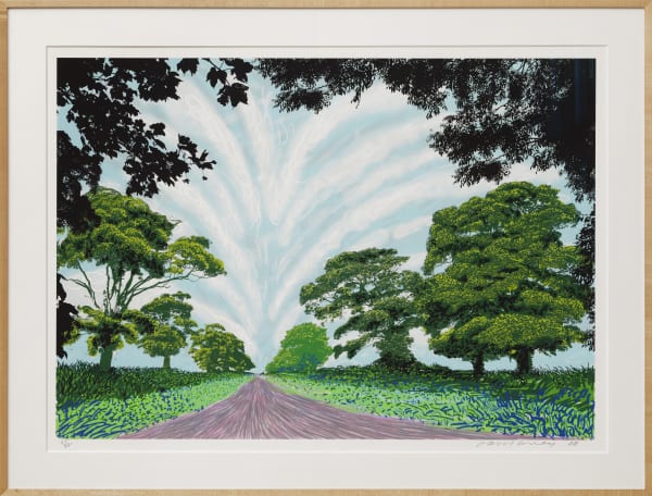 David Hockney, Summer Sky, 2008