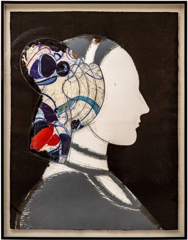Manolo Valdes Perfil de Mujer Sam Francis Available Galeria Cortina