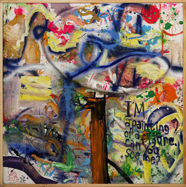 William Quigley, "I’m a Figurative Painting", artwork available at Galería Cortina.