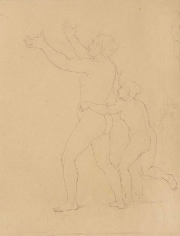 VINCENZO CAMUCCINI Madre e figlia esultanti