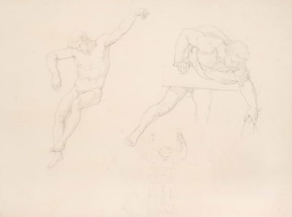 VINCENZO CAMUCCINI Studio del Cristo Morto e di Figura
