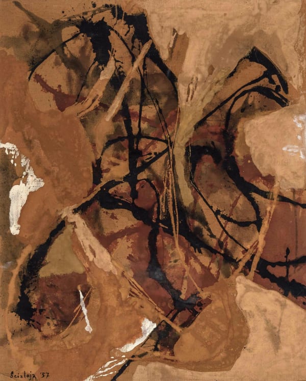 Toti Scialoja Luce romana, 1957