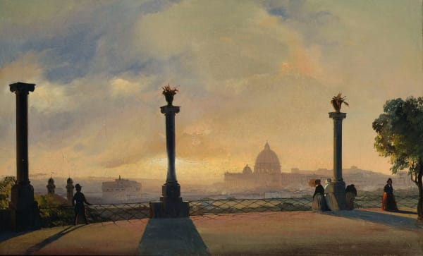 View of Rome from the Monte Pincio