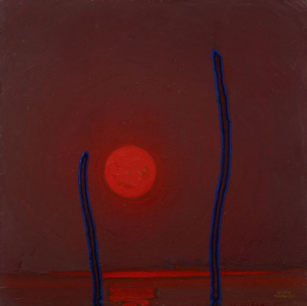 MARUSSIG, Guido Alba di luna su l'Estuario [Moonrise on the Estuary] 1920