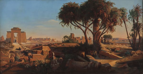 Egypt, View of Karnak from the South