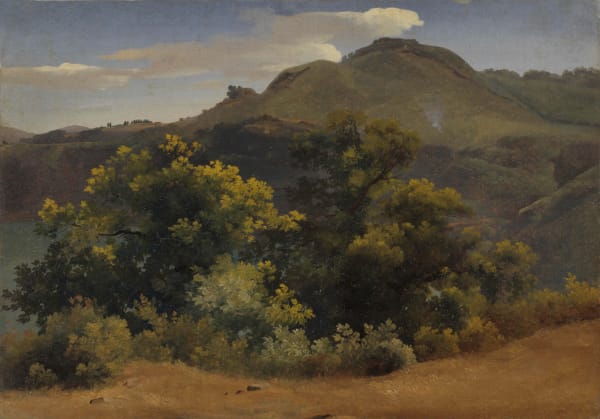 GIOVANNI BATTISTA CAMUCCINI Veduta del Lago di Albano, c. 1840