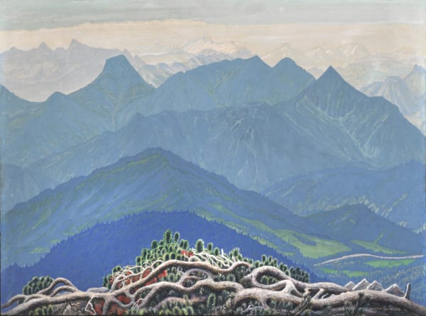 Walter Gasch, View from the Benediktenwand Peak of the Zillertal Alps • Antonacci Lapiccirella Fine Art, Roma
