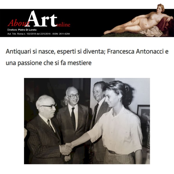 PRESS: "ANTIQUARI SI NASCE, ESPERTI SI DIVENTA"