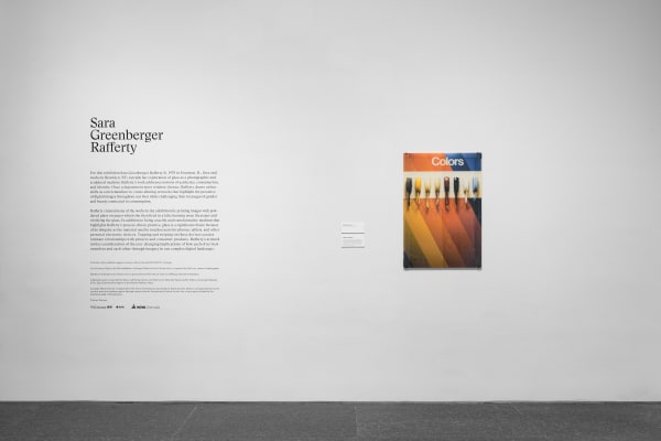 Installation view, Forum 85: Sara Greenberger Rafferty, Carnegie Museum of Art, Pittsburgh, PA Photo by Bryan Conley.