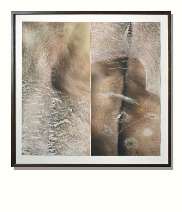 Vivan Sundaram Untitled Graphite on photograph 23.75 x 23.75 in | 60.5 x 60.5 cm 2019-2022