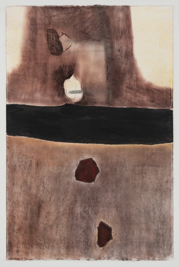 Biraaj Dodiya Notes from a Castle VI Mixed media on paper 22.5 x 15 in |. 57.25 x 38 cm 2022