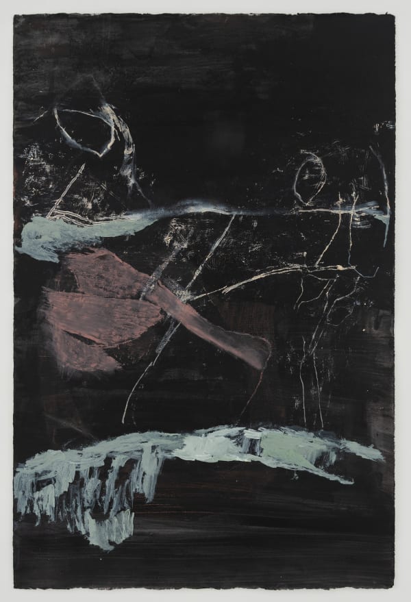 Biraaj Dodiya Notes from a Castle VII Mixed media on paper 22.5 x 15 in |. 57.25 x 38 cm 2022