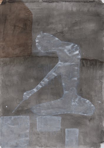 Atul Dodiya Untitled - I Watercolour on paper 16.25 x 11.5 inches 2022