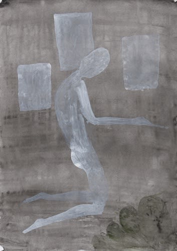 Atul Dodiya Untitled - II Watercolour on paper 16.25 x 11.5 inches 2022