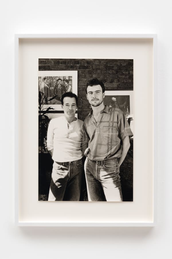 Sunil Gupta Lovers - Ten Years On, (Addie & Nick) Silver gelatin print 19 x 13 in 1984-85