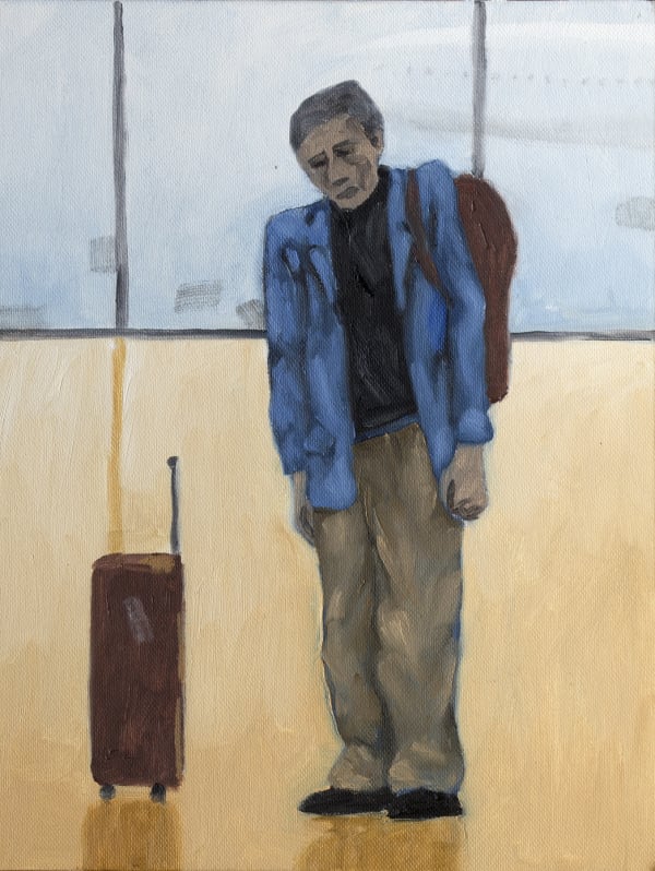 Sudhir Patwardhan Departure, 2024 Oil on canvas