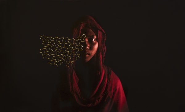 Ashfika Rehman Behula these days Print of archival paper & golden silk thread