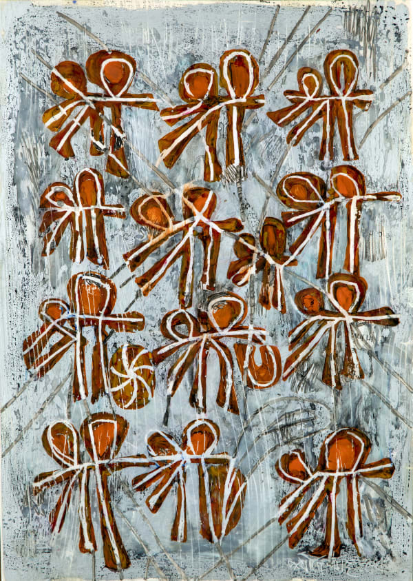 Jyoti Bhatt Ninth Decade, 2006 Acrylic on plastic film