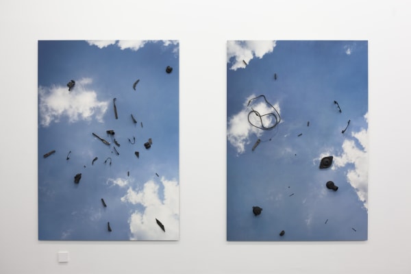 Shilpa Gupta Unnoticed C-print of photograph taken on the India–Bangladesh border, motor parts from the informal trade