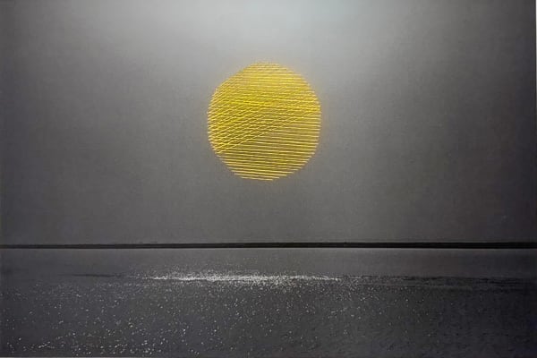 Ashfika Rahman Bon Bibi and Hundred Saga, Path-10 C-type print on archival paper and golden silk thread