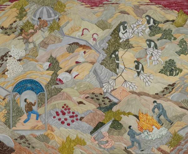 Shrimanti Saha The Star Gazer Oil on linen