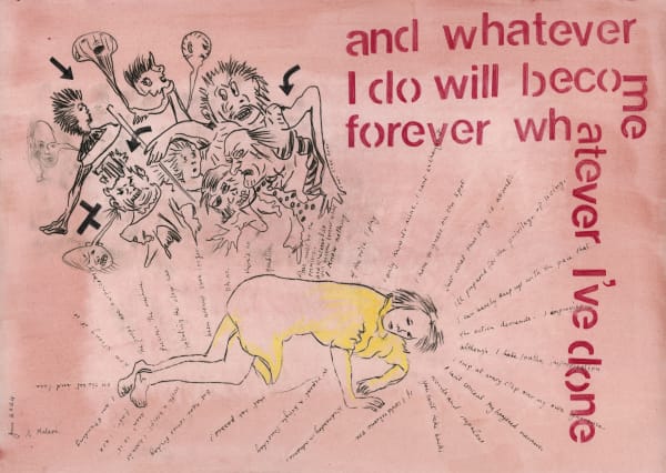 Nalini Malani And Whatever I Will Do Will Become Whatever I've Done Acrylic, ink, pencil on Arches paper