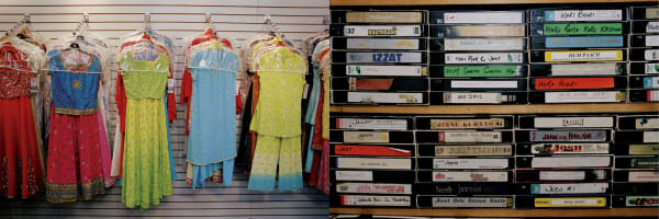 Gauri Gill Stores in Jackson Heights. Queens, New York 2004, from the series The Americans Archival pigment print