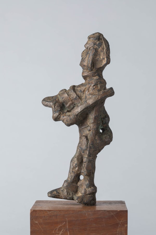 Violin Player Bronze 1981-82 12 x 5 x 4.5 in