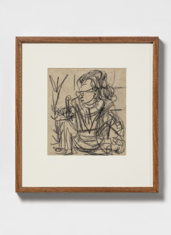 Untitled Charcoal on paper 8 x 7 in