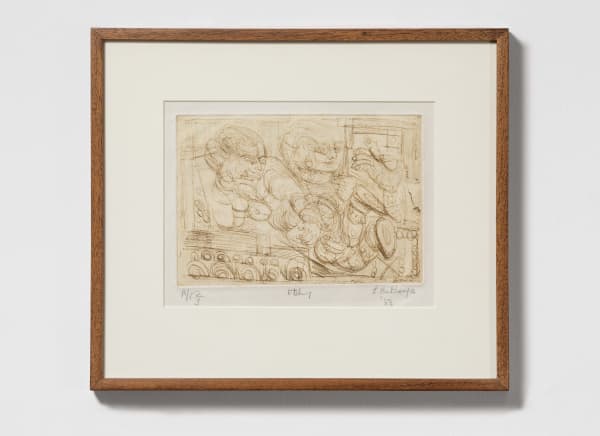 Untitled Etching 8 x 10.5 in 1983