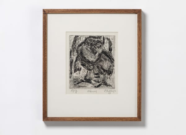 Untitled Etching 7.5 x 6 in 1983