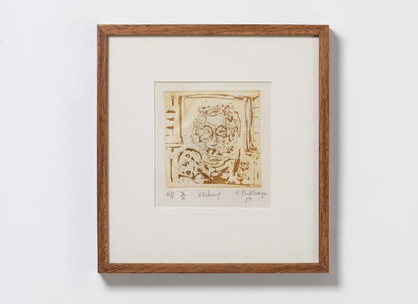 Untitled Etching 6 x 5.5 in 1983