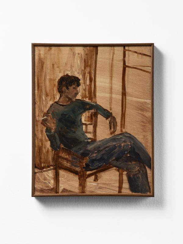 Zaam Arif Study for the outskirts of desire, 2024 Oil on linen 14 x 11 in