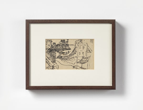 BENODEBEHARI MUKHERJEE Untitled Pen and ink on paper 3.5 x 5.5 in