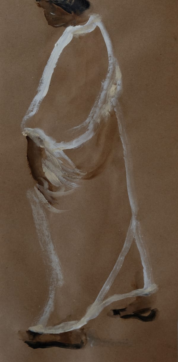 Joya Mukerjee Logue Our Shared Sari 01 Watercolour & acrylic on paper